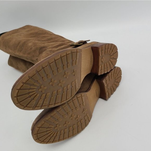 Guess by Marciano Suede Leather Riding Boots - Picture 7 of 11